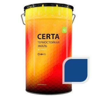 Термостойкая эмаль ЦЕРТА синяя до 400 °C 25 кг